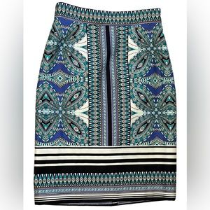 Antonio Melani Print Skirt Size 2